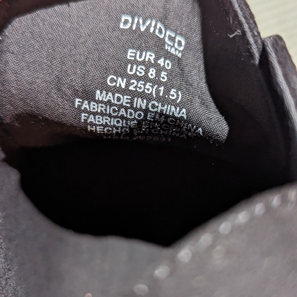 H&M Black Suede Ankle Booties - Picture 7 of 7